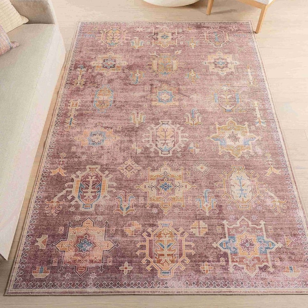 Nuloom Gwyneira Medallion Machine Washable Area Rug 9ft x 12ft HJTH22A-9012 - main